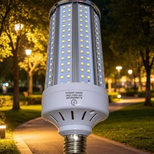 Foco LED de Alta Potencia Tipo Mazorca – Bombilla Industrial E27/E40 para Farolas y Alumbrado