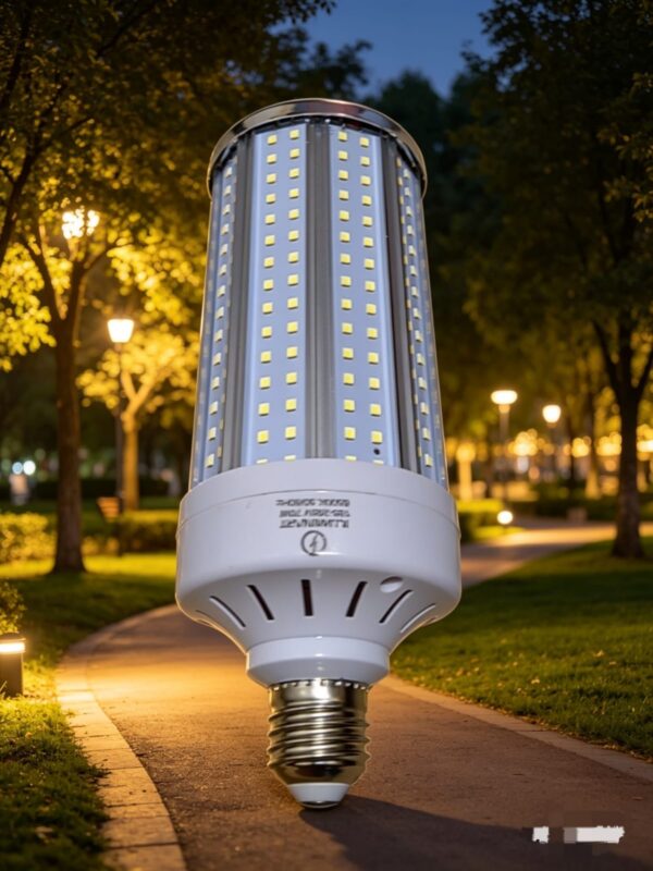 Foco LED de Alta Potencia Tipo Mazorca – Bombilla Industrial E27/E40 para Farolas y Alumbrado